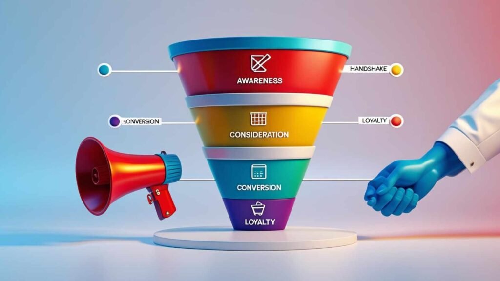 What is Digital Marketing and Why It Matters Today 1 what is Digital marketing funnel with four clear stages